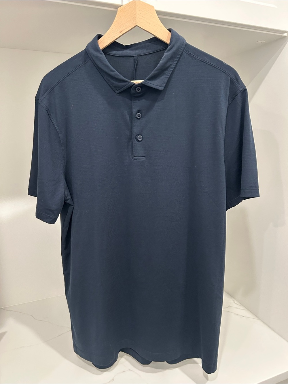 Lululemon Evolution Short Sleeve Polo in Navy | Size XL